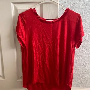 Red blouse